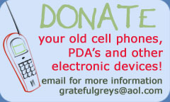 Donate your old cell phones